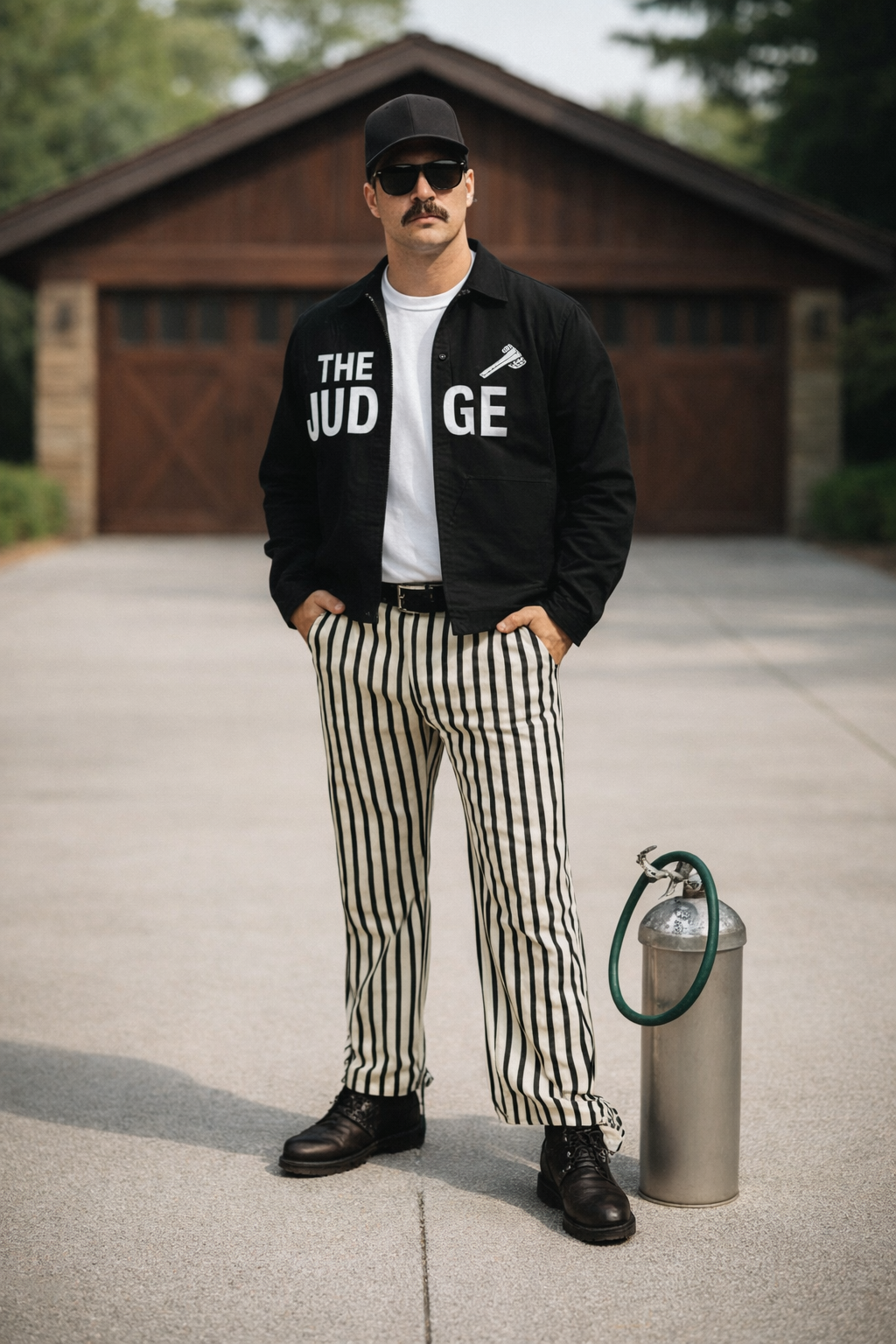 The Judge in uniform